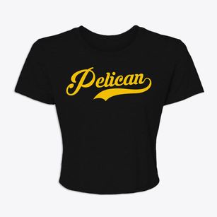 Pelican Wisconsin Vintage Team Women's Crop Top