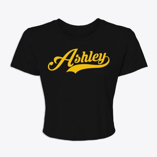 Ashley Pennsylvania Vintage Team Women's Crop Top