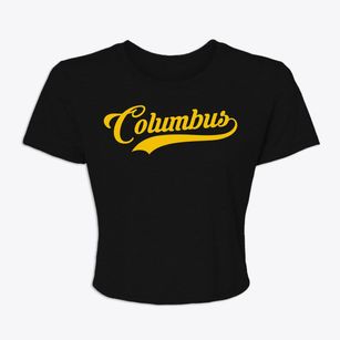 Columbus Ohio Vintage Team Women's Crop Top