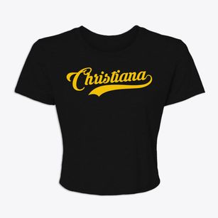 Christiana Tennessee Vintage Team Women's Crop Top
