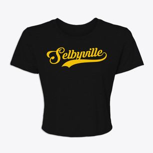 Selbyville Delaware Vintage Team Women's Crop Top