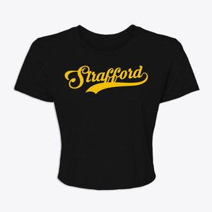 Strafford Missouri Vintage Team Women's Crop Top