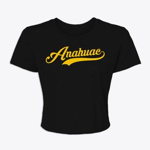 Anahuac Texas Vintage Team Women's Crop Top
