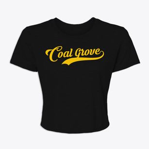 Coal Grove Ohio Vintage Team Women's Crop Top