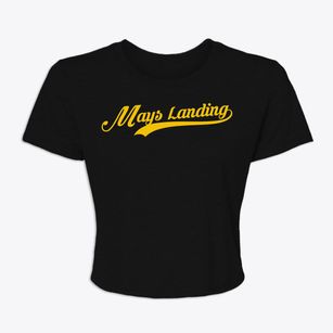 Mays Landing New Jersey Vintage Team Women's Crop Top