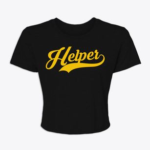 Helper Utah Vintage Team Women's Crop Top