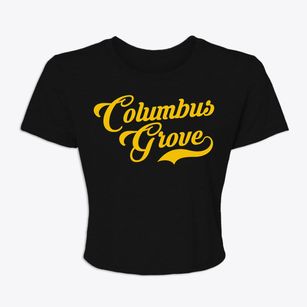 Columbus Grove Ohio Vintage Team Women's Crop Top