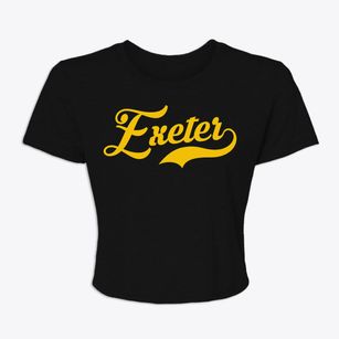 Exeter Wisconsin Vintage Team Women's Crop Top