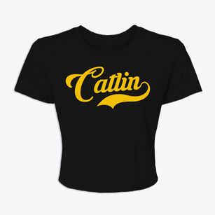Catlin Illinois Vintage Team Women's Crop Top