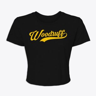 Woodruff Wisconsin Vintage Team Women's Crop Top