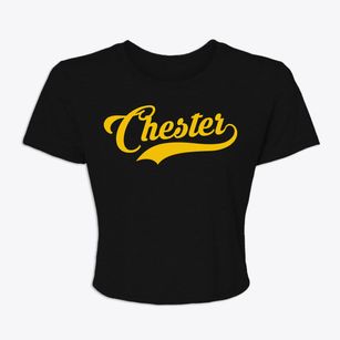 Chester Pennsylvania Vintage Team Women's Crop Top