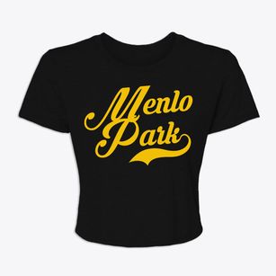 Menlo Park California Vintage Team Women's Crop Top