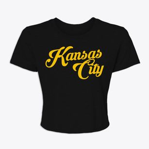 Kansas City Kansas Vintage Team Women's Crop Top