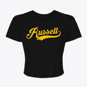 Russell Massachusetts Vintage Team Women's Crop Top