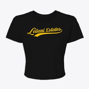 Leilani Estates Hawaii Vintage Team Women's Crop Top