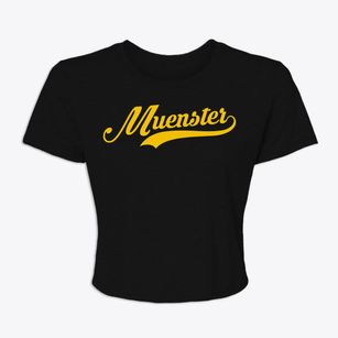 Muenster Texas Vintage Team Women's Crop Top