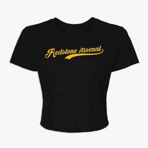 Redstone Arsenal Alabama Vintage Team Women's Crop Top