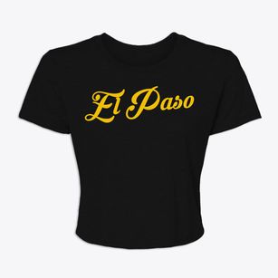 El Paso Texas Vintage Team Women's Crop Top