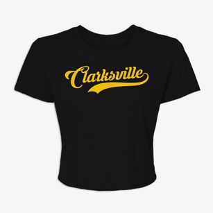 Clarksville Iowa Vintage Team Women's Crop Top