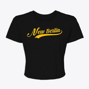 New Berlin Illinois Vintage Team Women's Crop Top