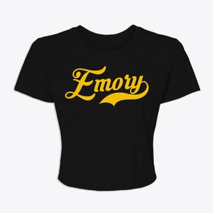 Emory Texas Vintage Team Women's Crop Top