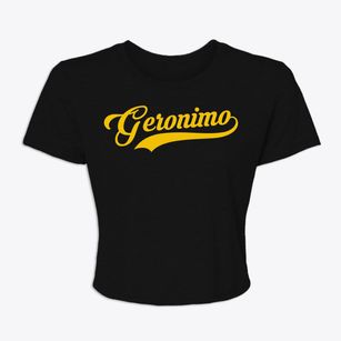 Geronimo Oklahoma Vintage Team Women's Crop Top