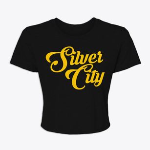 Silver City North Carolina Vintage Team Women's Crop Top