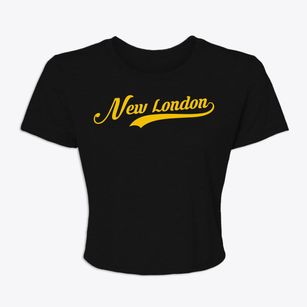 New London Connecticut Vintage Team Women's Crop Top