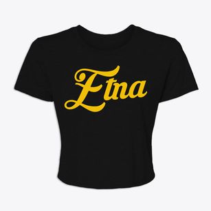 Etna Ohio Vintage Team Women's Crop Top