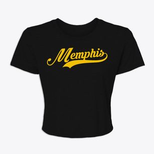 Memphis Tennessee Vintage Team Women's Crop Top