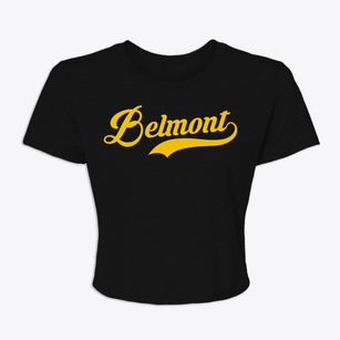 Belmont Massachusetts Vintage Team Women's Crop Top