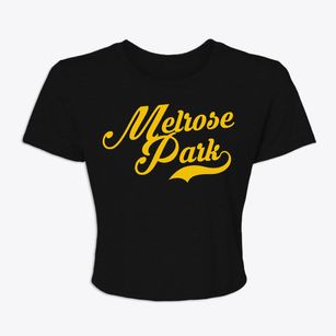 Melrose Park Illinois Vintage Team Women's Crop Top