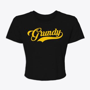 Grundy Virginia Vintage Team Women's Crop Top