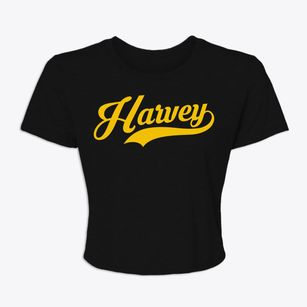 Harvey Illinois Vintage Team Women's Crop Top
