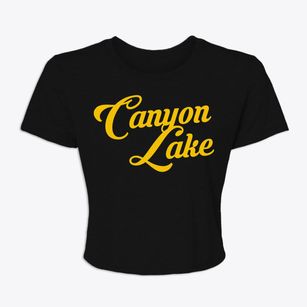 Canyon Lake Texas Vintage Team Women's Crop Top