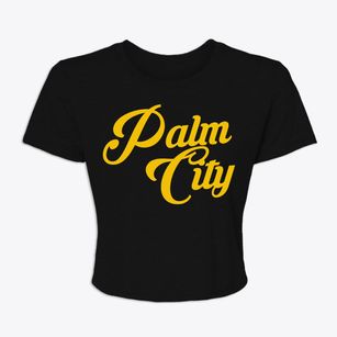 Palm City Florida Vintage Team Women's Crop Top
