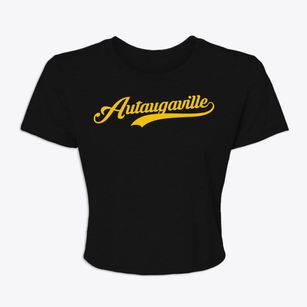 Autaugaville Alabama Vintage Team Women's Crop Top