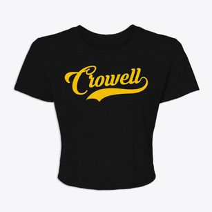 Crowell Texas Vintage Team Women's Crop Top