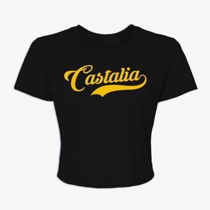 Castalia Ohio Vintage Team Women's Crop Top