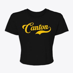 Canton Massachusetts Vintage Team Women's Crop Top