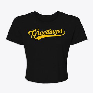 Graettinger Iowa Vintage Team Women's Crop Top