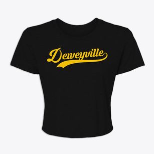 Deweyville Texas Vintage Team Women's Crop Top