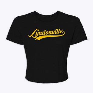 Lyndonville New York Vintage Team Women's Crop Top