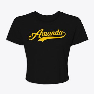 Amanda Ohio Vintage Team Women's Crop Top