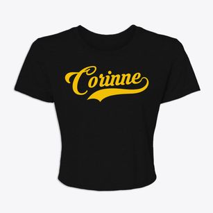 Corinne Utah Vintage Team Women's Crop Top