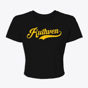 Ruthven Iowa Vintage Team Women's Crop Top