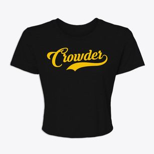 Crowder Mississippi Vintage Team Women's Crop Top