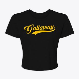Gallaway Tennessee Vintage Team Women's Crop Top