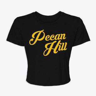 Pecan Hill Texas Vintage Team Women's Crop Top
