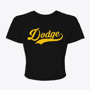 Dodge Nebraska Vintage Team Women's Crop Top